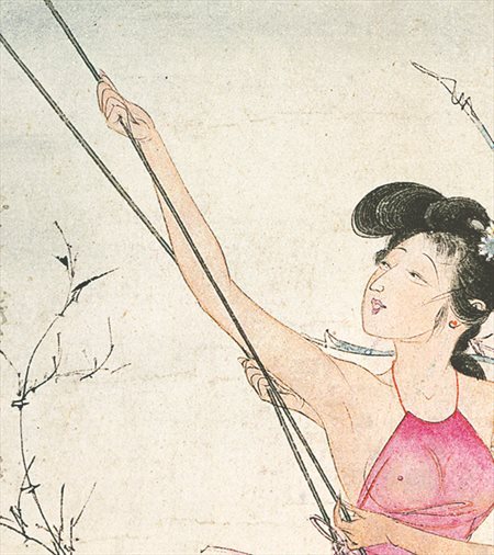 华龙-胡也佛的仕女画和最知名的金瓶梅秘戏图